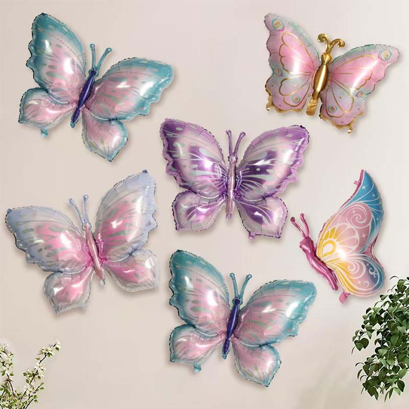 Motylowe balony folii