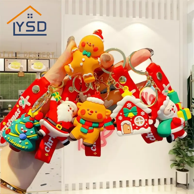 Świąteczne breloki do kluczy