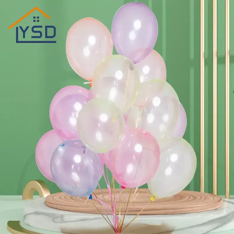 Kolorowy kryształowy balon lateksowy