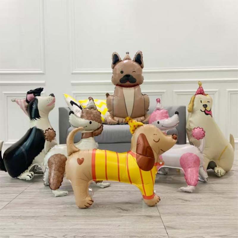 Stojące kulki z folii aluminiowej dla szczeniąt