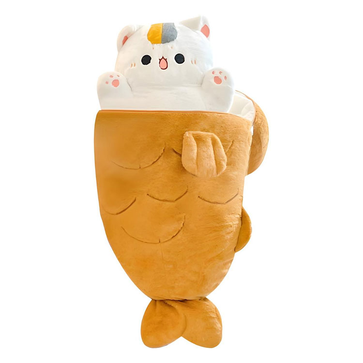 Ukryta poduszka z kotem Taiyaki